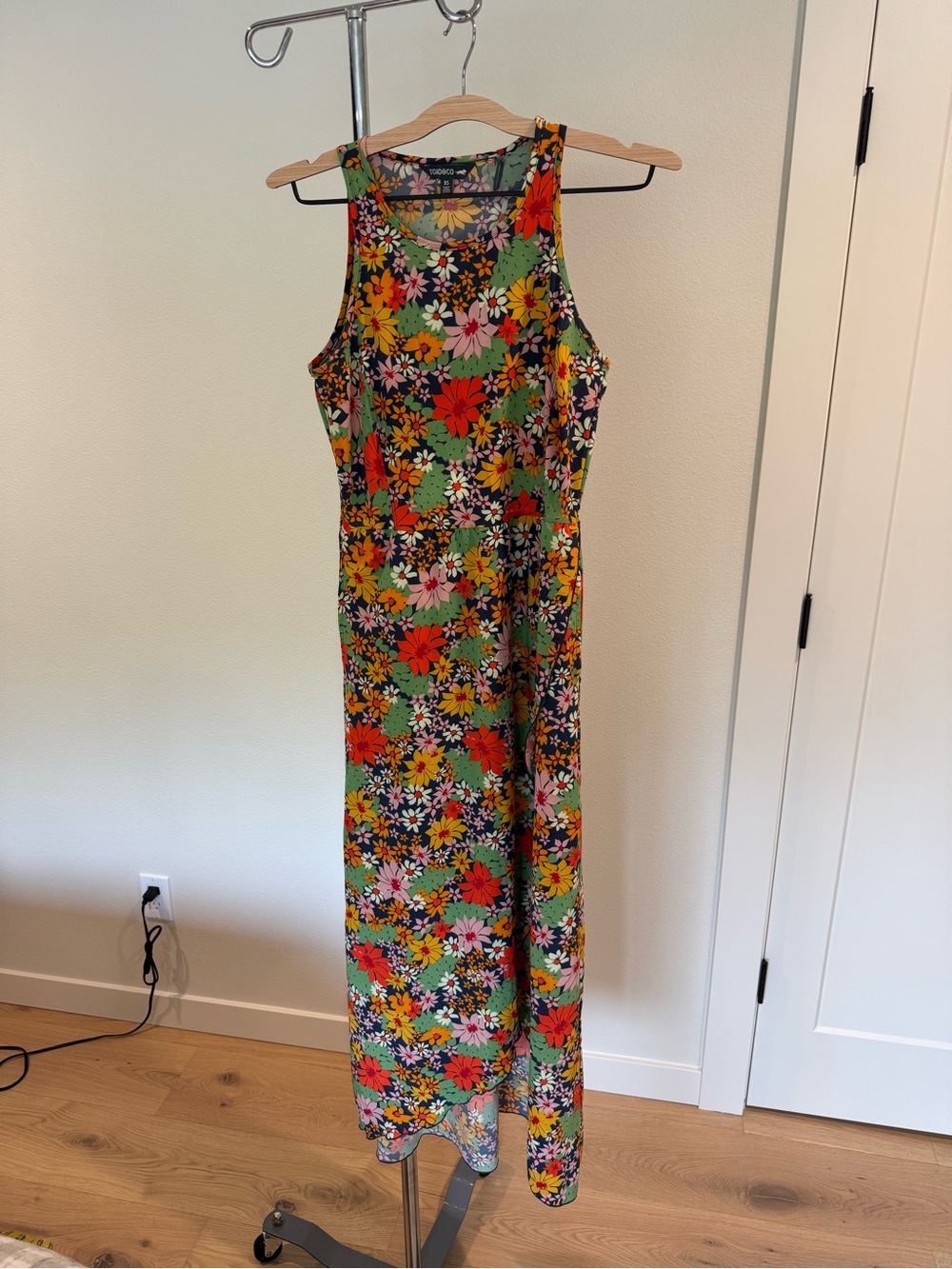 Toad & Co dress floral pattern